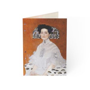 Gustav Klimt Portrait of Fritza Riedler  - Artistic Greeting Cards Set - Elegant Designs for All Occasions