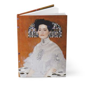 Gustav Klimt Portrait of Fritza Riedler - Elegant Art-Inspired Hardcover Journal - Ruled - Aesthetic Writing Companion