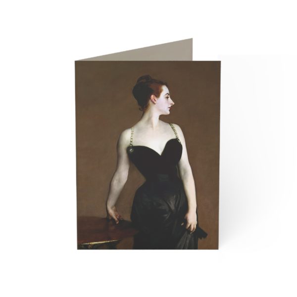 John Singer Sargent 1884 Classic - Madame X - Elegant Art Greeting Cards - Perfect for Any Occasion (1, 10, 30, 50pcs)