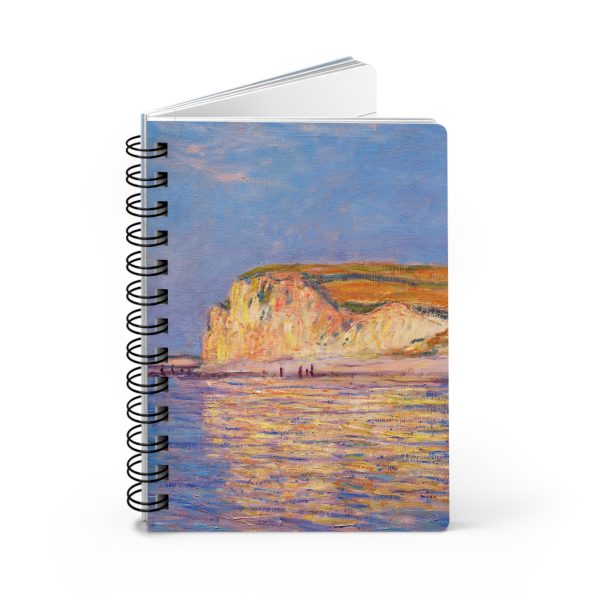 Claude Monet Masterpiece Low Tide at Pourville, Spiral Bound Journal