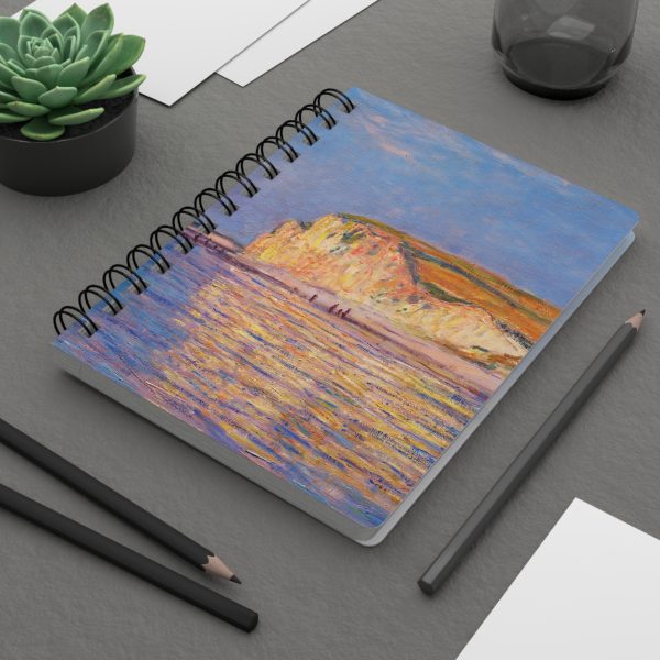 Claude Monet Masterpiece Low Tide at Pourville, Spiral Bound Journal - Image 8