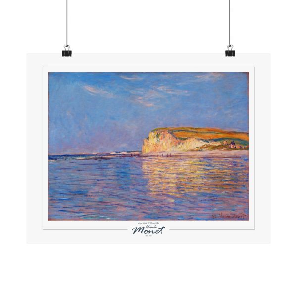 Claude Monet Masterpiece Low Tide at Pourville, Matte Horizontal Posters