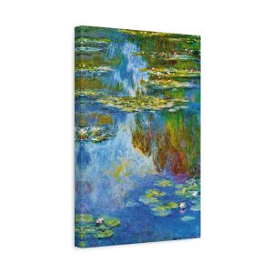 Claude Monet - Iconic Water Lilies (1907) - A Masterpiece of Impressionist Art, Matte Canvas, Stretched, 1.25"