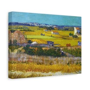 Bring Vincent van Goghs De Oogst to Life on Canvas - A Stunning Harvest Scene, Matte Canvas, Stretched, 1.25"