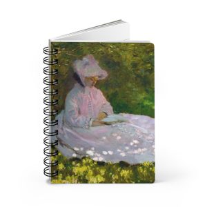Claude Monet Springtime, Spiral Bound Journal