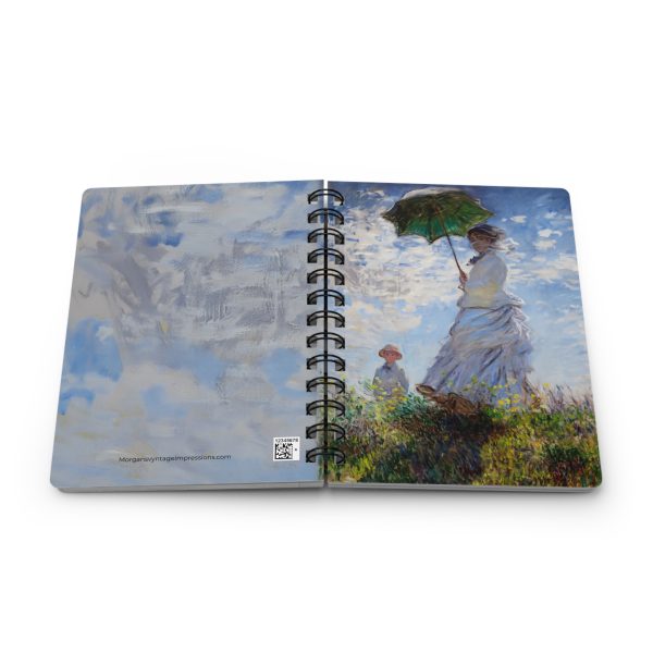 Claude Monet, Iconic Artwork - Madame Monet and Her Son - Spiral Bound Journal - Image 7